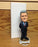 Bill Clinton  White circle base with gold top Bobblehead USA