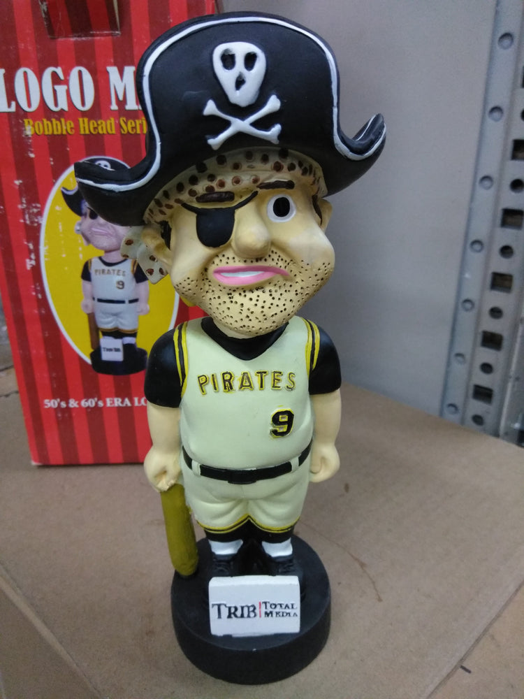 LOGO MAN #9 50S 60S ERA PIRATES Bobblehead