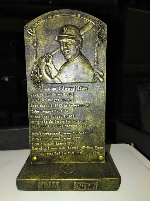James Edward Rice HOF Plaque Pawtucket Red Sox '07 Pawtucket Red Sox Bobblehead