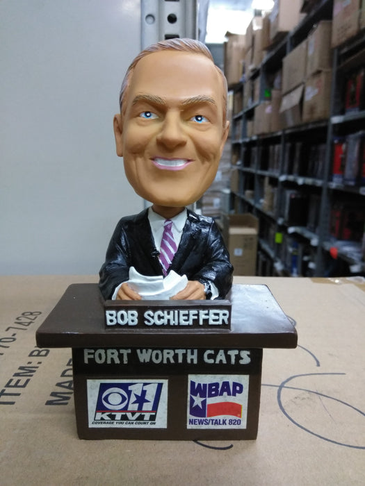 BOB SCHIEFFER FORT WORTH CATS Bobblehead