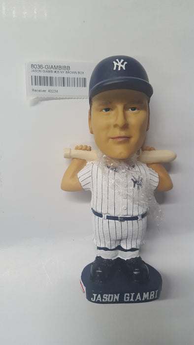JASON GIAMBI #25 NY BROWN BOX Bobblehead