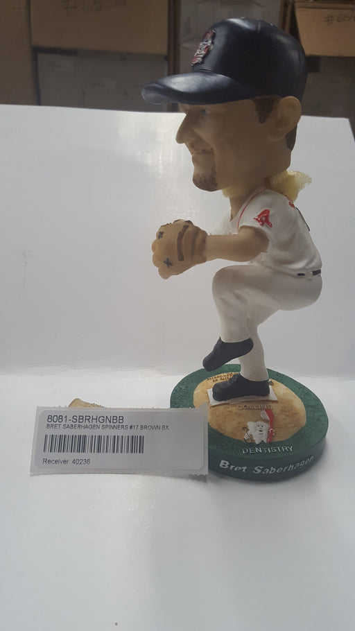 BRET SABERHAGEN SPINNERS #17 BROWN BX Bobblehead