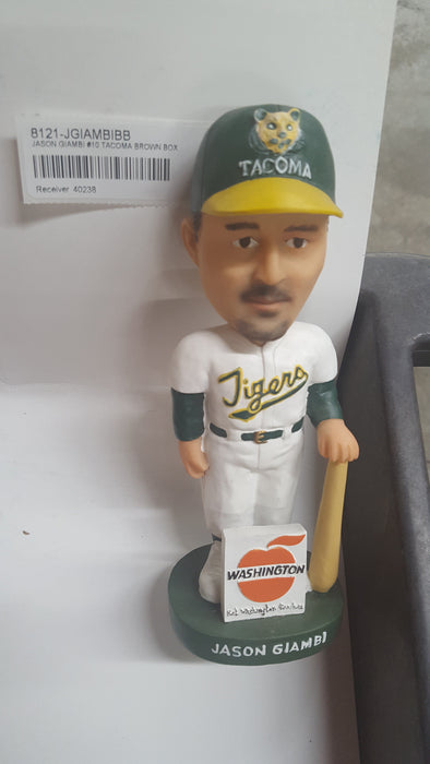 JASON GIAMBI #10 TACOMA BROWN BOX Bobblehead