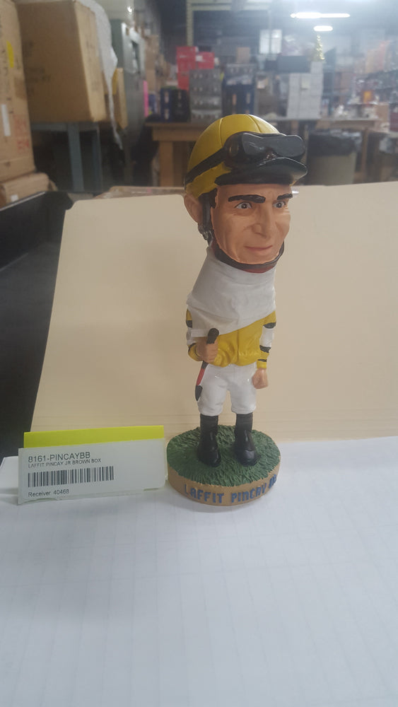 LAFFIT PINCAY JR BROWN BOX Bobblehead