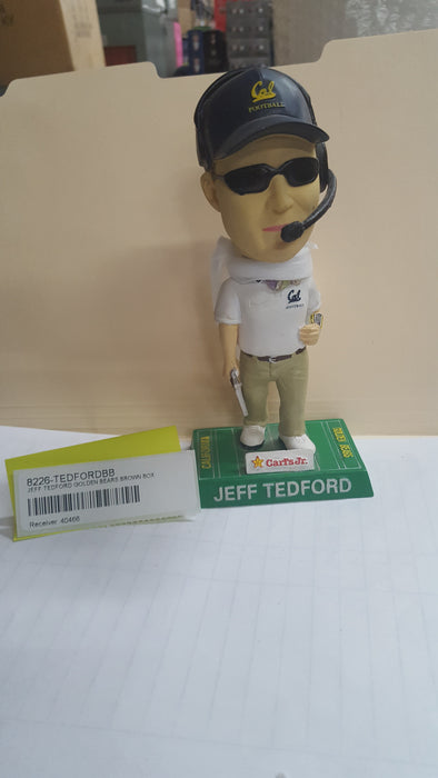 JEFF TEDFORD GOLDEN BEARS BROWN BOX Bobblehead