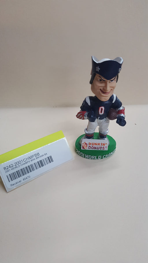 2001 WORLD CHAMPS MINI BROWN BX Bobblehead