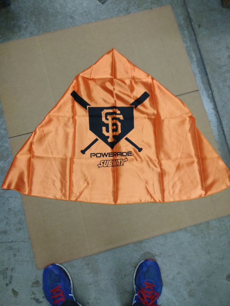 Giants Silk Handkerchief Black And Orange San Francisco Giants Bobblehead