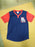 Nh Fishercats Shirt Blue And Red Youth Xl New Hampshire Fishing Cats Bobblehead