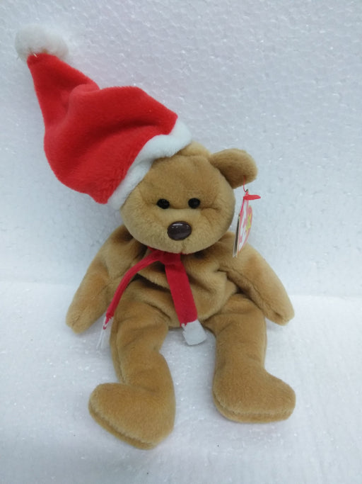 XMAS BEAR BEANIE BABY TY 97 TEDDY Bobblehead