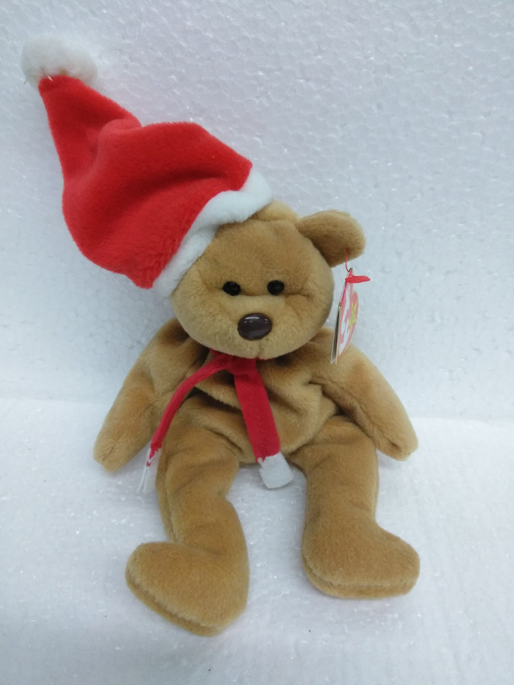 XMAS BEAR BEANIE BABY TY 97 TEDDY — BobblesGalore