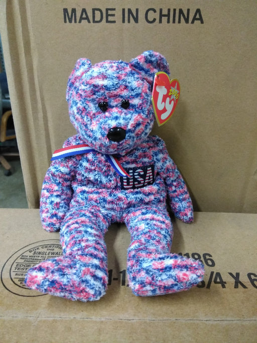Bear Beanie Baby Ty 2000 Usa Usa Bobblehead
