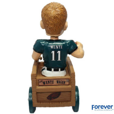 Carson Wentz Philadelphia Eagles Wentz Wagon Bobblehead - National Bobblehead HOF Store