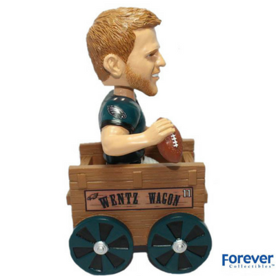 Carson Wentz Philadelphia Eagles Wentz Wagon Bobblehead - National Bobblehead HOF Store