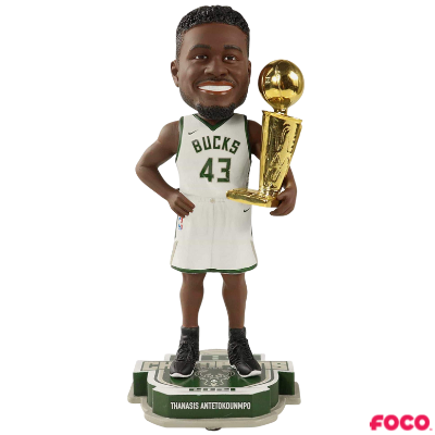 Milwaukee Bucks 2021 NBA Champions Bobbleheads