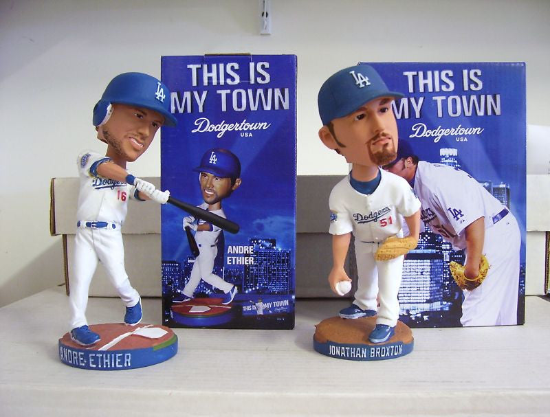 Andre Ethier and Jonathan Broxton Bobblehead Set — BobblesGalore