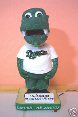 Dinger the Dragon Mascot Bobblehead - BobblesGalore