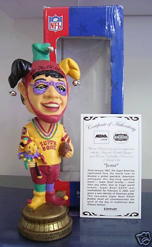 Superbowl XXXVI Jester Bobblehead Superbowl XXXVI Jester Bobblehead