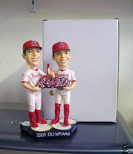 Lou Marson and Jason Donald Dual Bobblehead - BobblesGalore