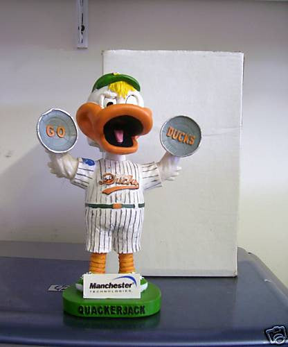 Quackerjack Mascot Bobblehead — BobblesGalore