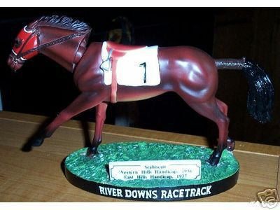 Seabiscuit River Downs Bobblehead - BobblesGalore