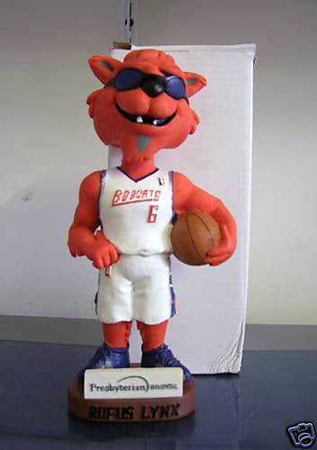 Rufus Lynx Mascot Bobblehead - BobblesGalore