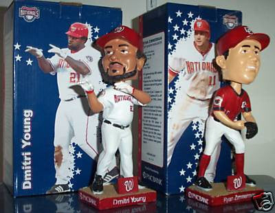 Ryan Zimmerman and Dmitri Young Bobblehead Set - BobblesGalore