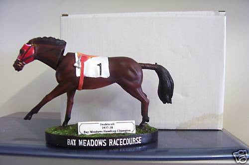 Seabiscuit Bay Meadows Bobblehead - BobblesGalore